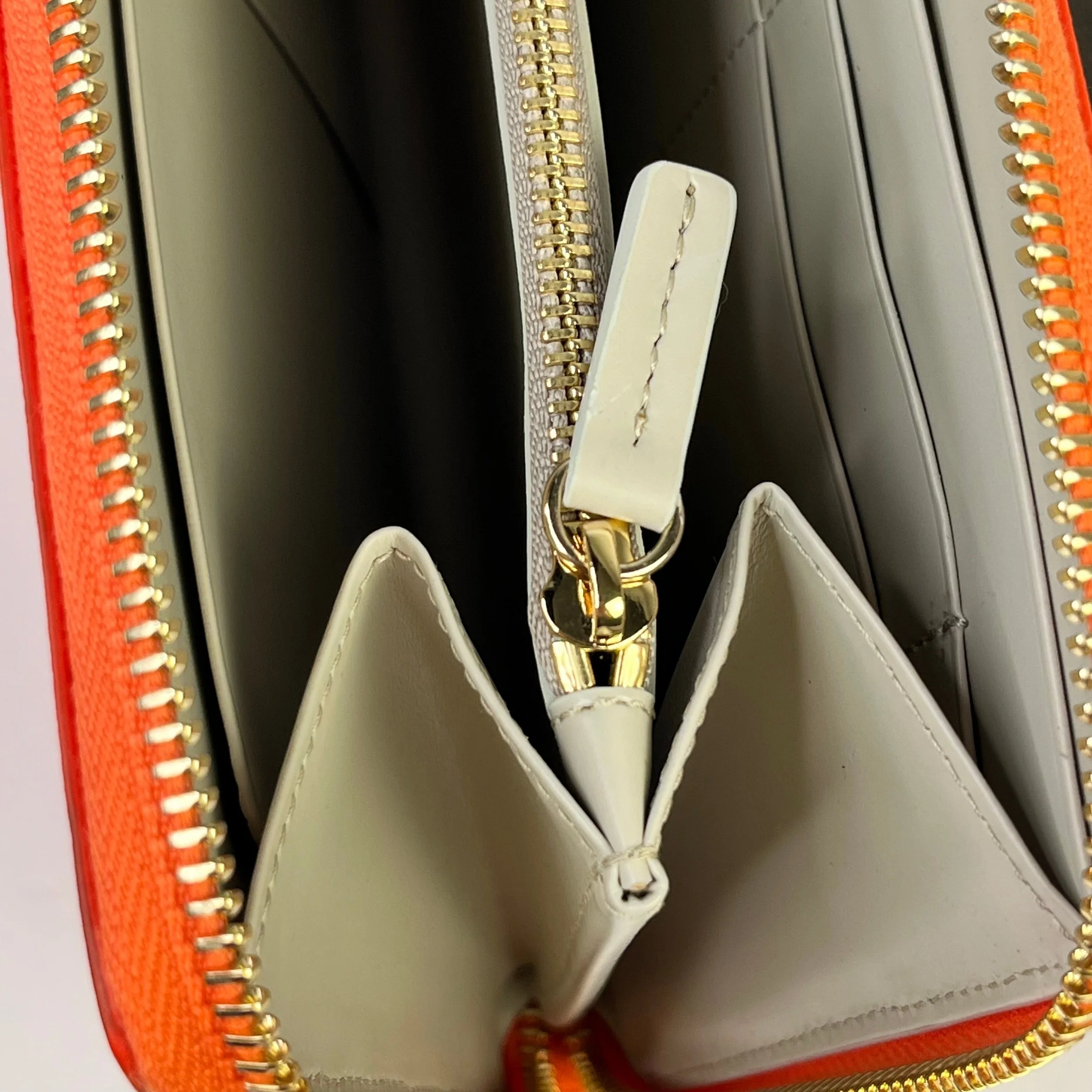 Patek Philippe Orange Leather Travel Wallet & Passport Holder Set